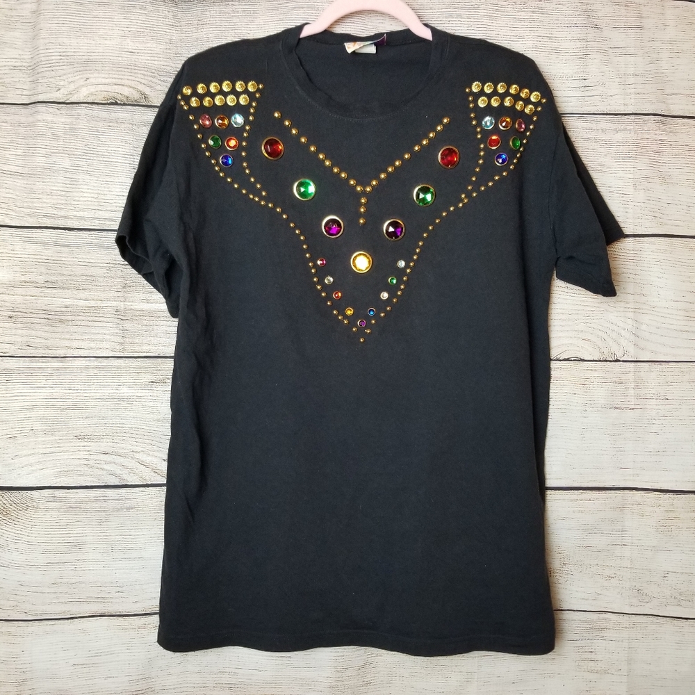 Vintage 80's/90's bedazzled Top